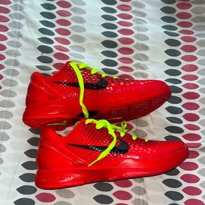 Kobe 6 reverse grinches with box.     (Price can be negotiated